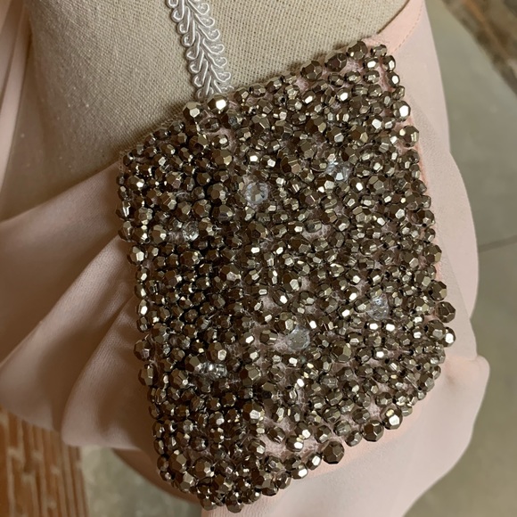 Light pink with sparkle shoulder blouse - Picture 4 of 5